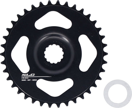 XLC CR-E05 Kettenblatt – Bosch Gen3 – 38 Zähne – Aluminium – Schwarz
