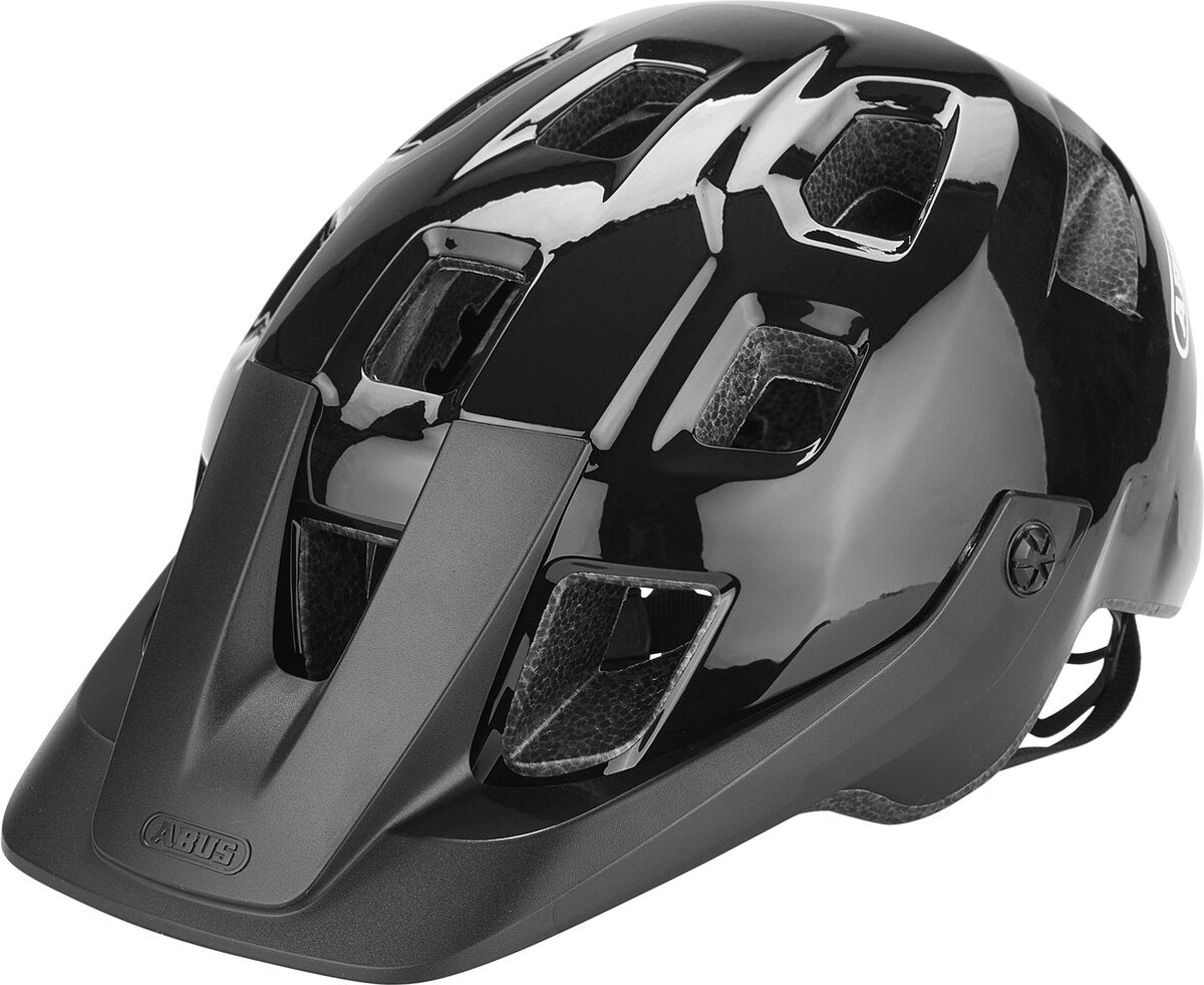 Abs-Helm Motrip glänzender schwarzer M 54-58 cm