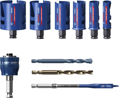 Bosch Lochsägen-Set 10-teilig Expert: 10-teilig 20 mm, 25 mm, 32 mm, 38 mm, 51 mm, 64 mm