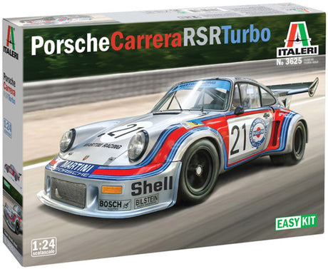 Italeri Modellbausatzauto – 3625 Porsche 911 RSR Turbo aus Kunststoff – 1:24 – Modellbau