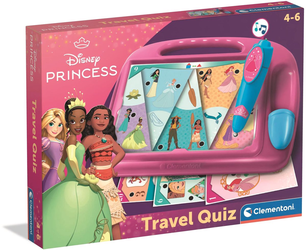 Clementoni Disney Princess Quizzy-Reisespiel