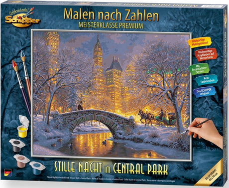 Schipper malten nach zahlen – Stille Nacht im Central Park