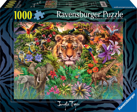 Ravensburger Puzzle Dschungeltiger, 1000 Teile.