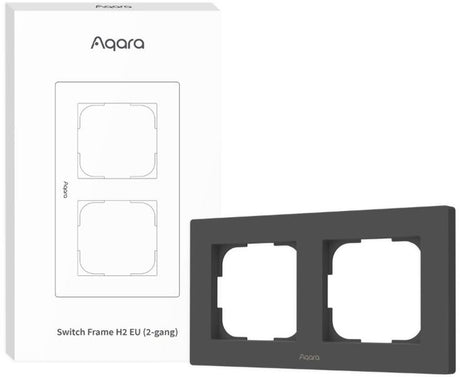 Aqara Schalterrahmen h2 eu 2-fach (grau)