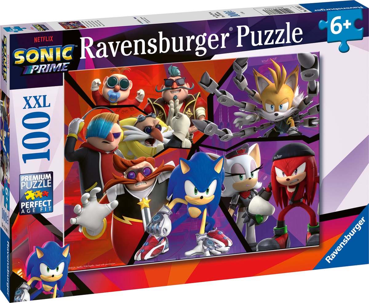 Ravensburger Sonic Prime Puzzle XXL, 100..