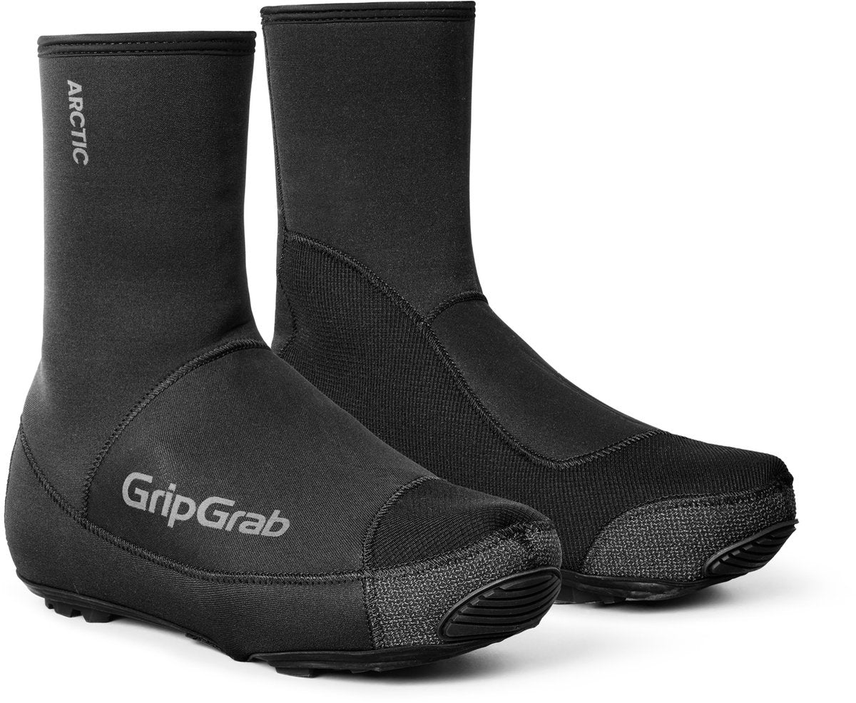 Gripgrab – Arctic 2 Waterproof Severe Winter Gravel Fahrradüberschuhe wasserdicht mit Fleecefutter – Schwarz – Unisex
