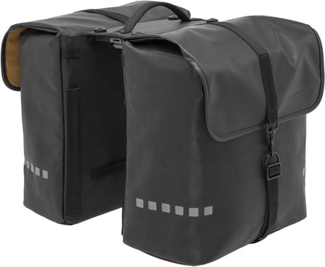 Neue Looxs Odense 224.501MIK Black Doppelfahrradbeutel