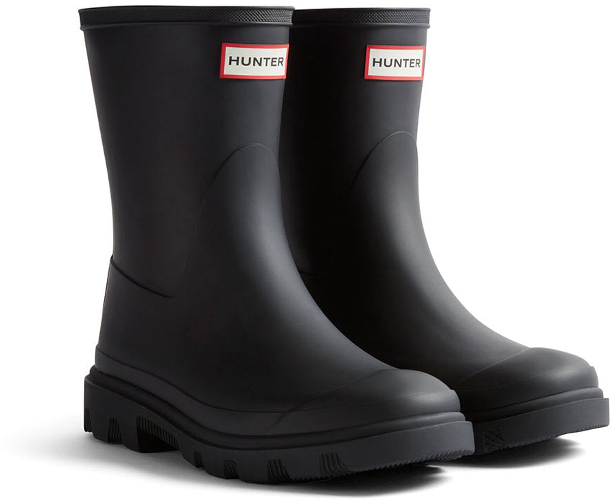 Hunter Downpour kurze Gummistiefel – Damen – Schwarz – Größe 41