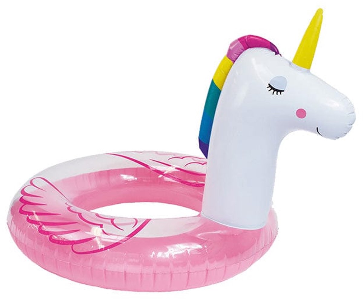 Traumlandschaft | Rosa-weißes Einhorn-Tierschwimmbecken ø 95 cm