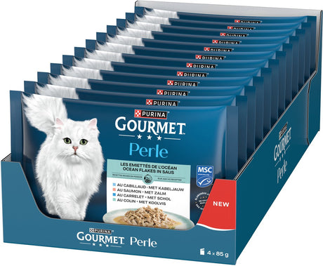 Gourmet Perle MSC Ocean Flakes – Fischfleisch – 48 x 85 g