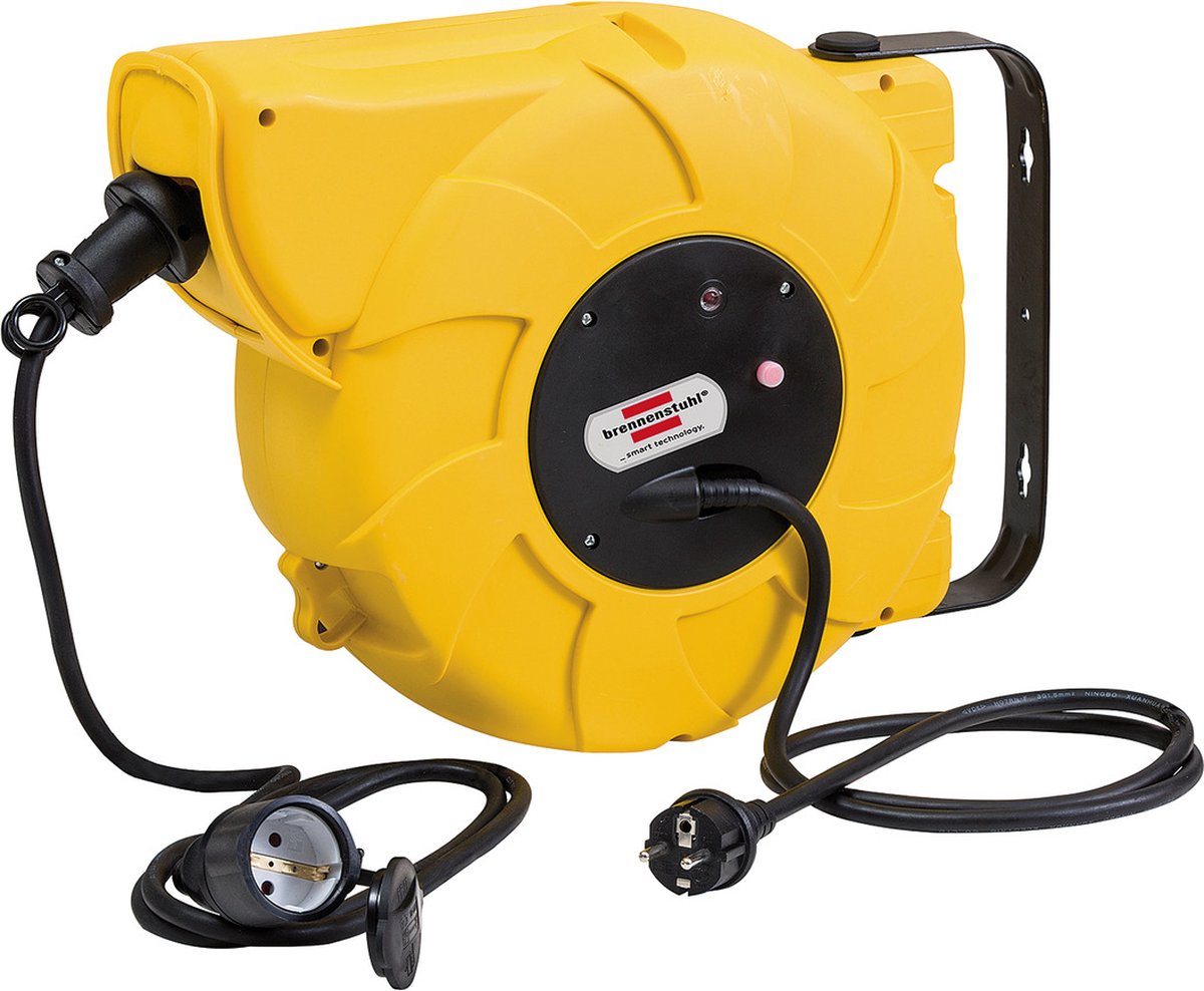 Brennerstuhl automatische Kabeltrommel IP44 16+2m h07rn-f 3g1,5 *fr* Pin Erde