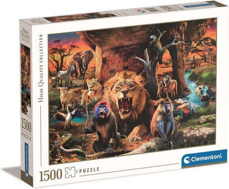 Clementoni – Puzzle – 1500 Teile – Tierthema – Puzzle für Erwachsene – hochwertige Sammlung