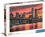 Clementoni Puzzle Easy Fluss in der Abenddämmerung, 1500 Teile.