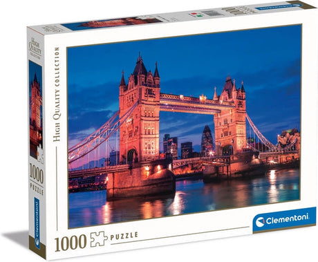 Clementoni Puzzle Tower Bridge bei Nacht – 1000 Teile.