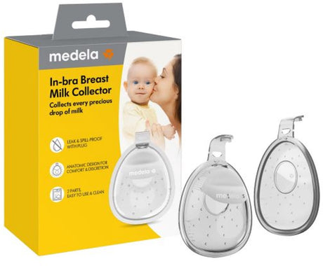 Medela In-BH-Muttermilchsammler – sammelt Muttermilch – diskret im BH – anatomische Form – weiches Silikon