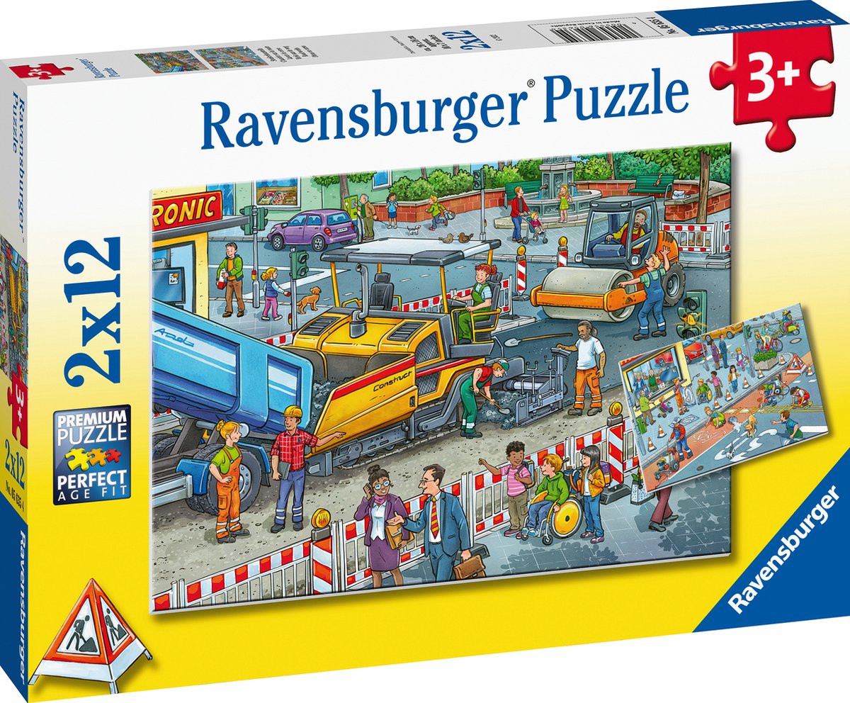 Ravensburger Arbeit auf der Straße Legwurzel 2x12 Stücke