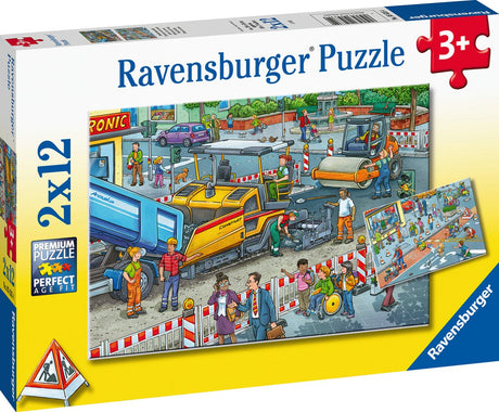 Ravensburger Arbeit auf der Straße Legwurzel 2x12 Stücke
