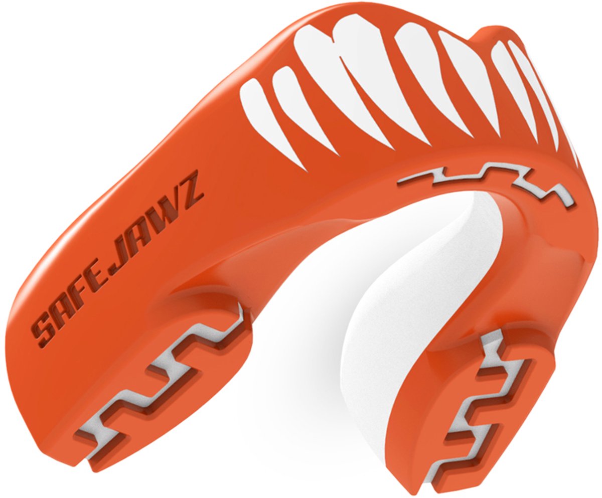 Safejawz Mundschutz Extro-Series Viper Red White Senior