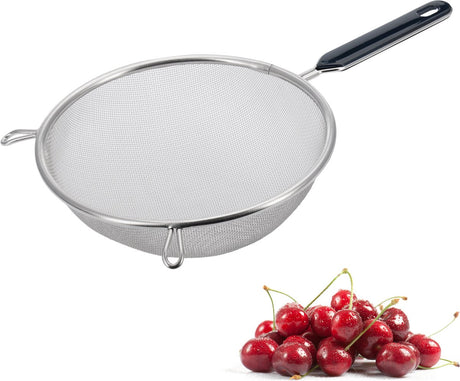 Westmark Haushaltssieb, traditionell, ø 18 cm, Edelstahl Kunststoff, Silber Schwarz, 12842270