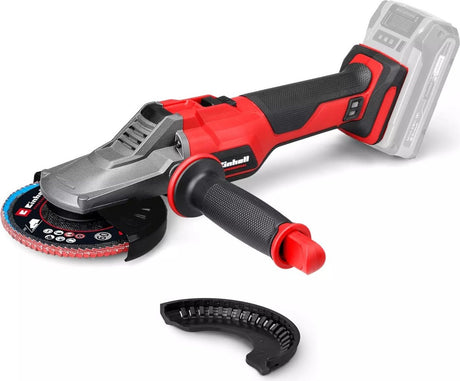 Einhell Profi-Akku-Winkelschleifer TP-AG 18 125 F LI BL – Solo (Rot Schwarz, Akku und Ladegerät nicht im Lieferumfang enthalten)