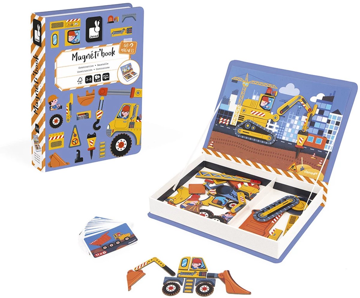 Janod - Magnetibook - Aufbau - Magnetbuch-Spielset