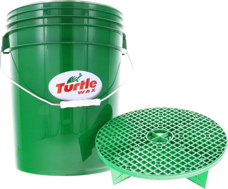 Turtle Wachseimer Smartguard – extra großer Eimer – 19 Liter – inklusive Smart Guard – entfernt Schmutz vom Reinigungstuch – Schmutz bleibt am Boden des Eimers