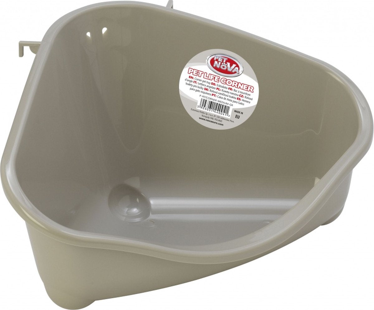 Aqua nova konijnen toilet medium grijs