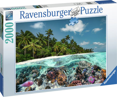 Ravensburger Puzzle Ein Tauchgang auf den Malediven, 2000 Teile.