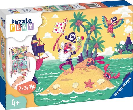 Ravensburger Puzzle Spielpiraten - Puzzle - 2x24 Teile