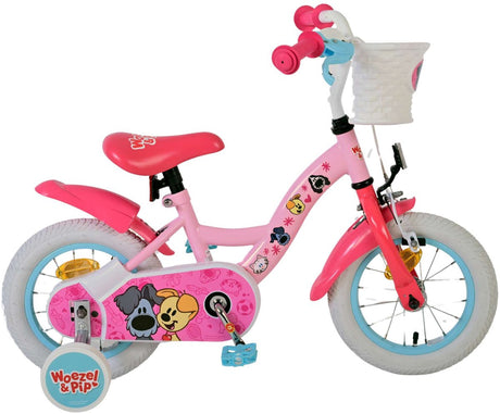 Volare Woezel Pip Kinderfahrrad – Mädchen – 12 Zoll – Rosa