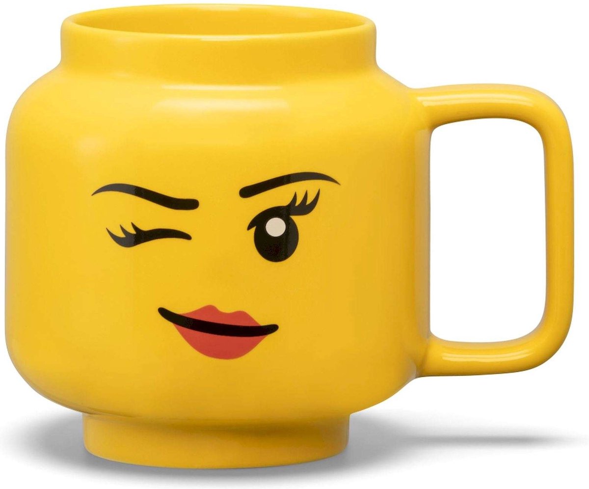 Zimmer Kopenhagen Zimmer Kopenhagen Lego Ceramic Becher Zwinkern Mädchen Kopf, Groo