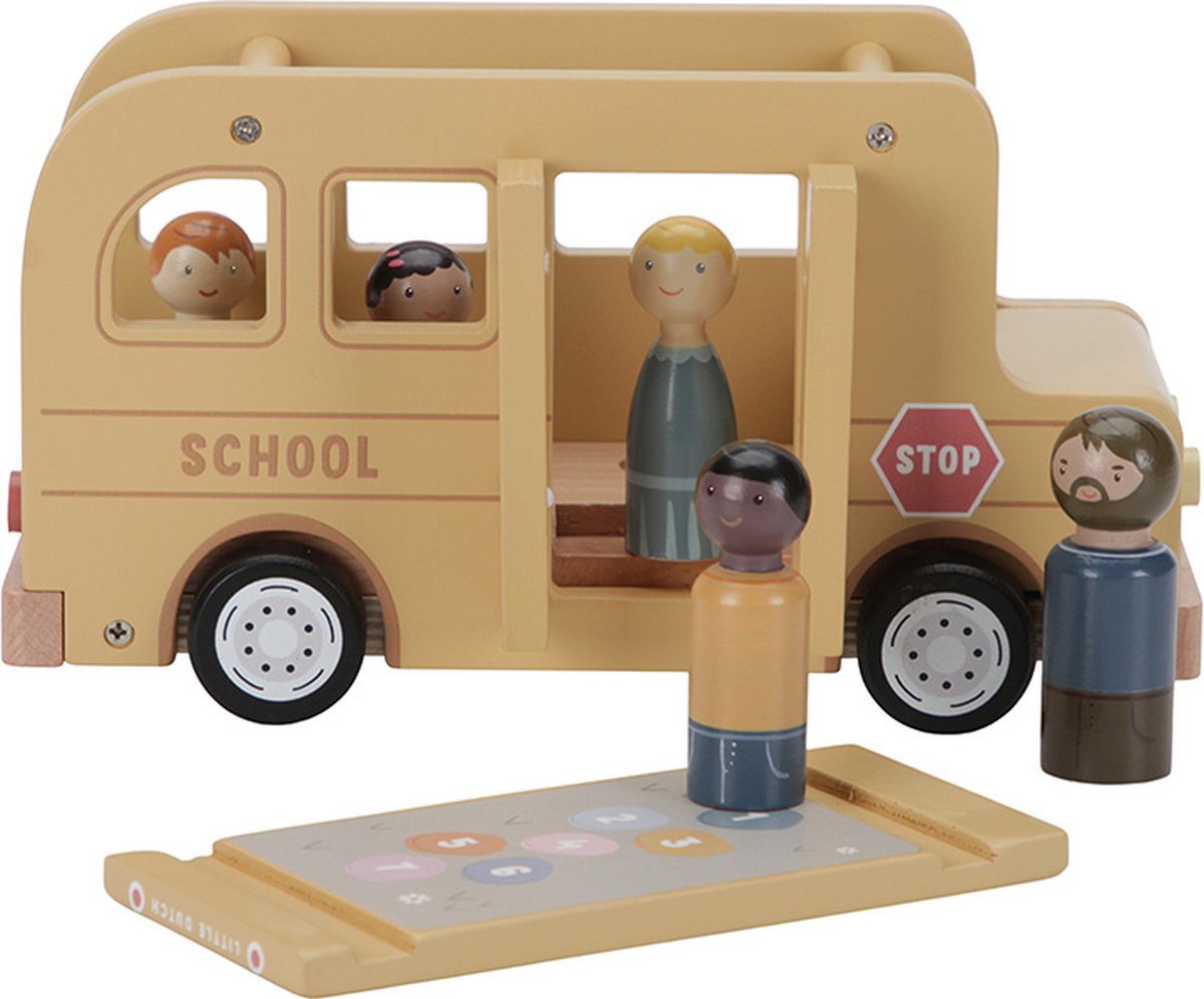 Kleiner holländischer Schulbus mit FSC-Figuren
