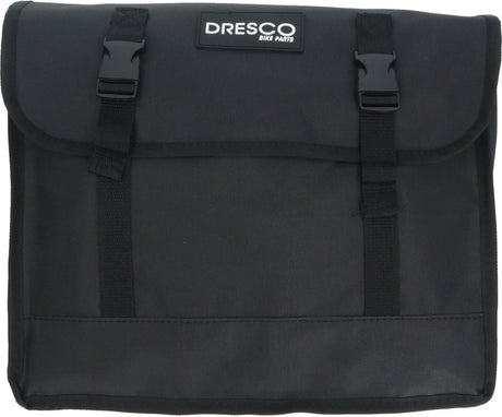Dresco dubbele fietstas basic zwart 30 liter