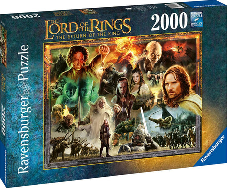 Ravensburger Puzzle Herr der Ringe: Die Rückkehr des Königs – Puzzle – 2000 Teile