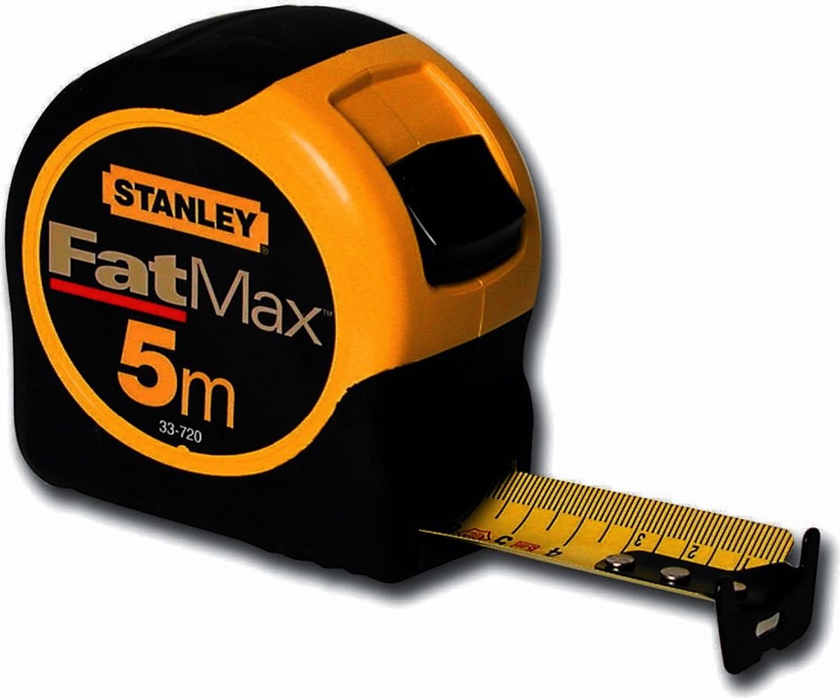 Stanley Handwerkzeuge Maßband Fatmax® Klingenpanzerung | 5 Meter – 0-33-720
