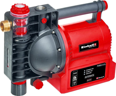 Einhell Elektro-Automatik-Gartenpumpe GE-AW 1042 FS – 1050 W – 4,8 bar – 4.200 l/h – max. Förderhöhe: 48 m - max. Saughöhe: 8 m - Automatikfunktion - LED-Anzeige