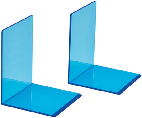 Maul Buchstütze 3513631 Größe, Höhe: 130 mm neonblau 2 Stück