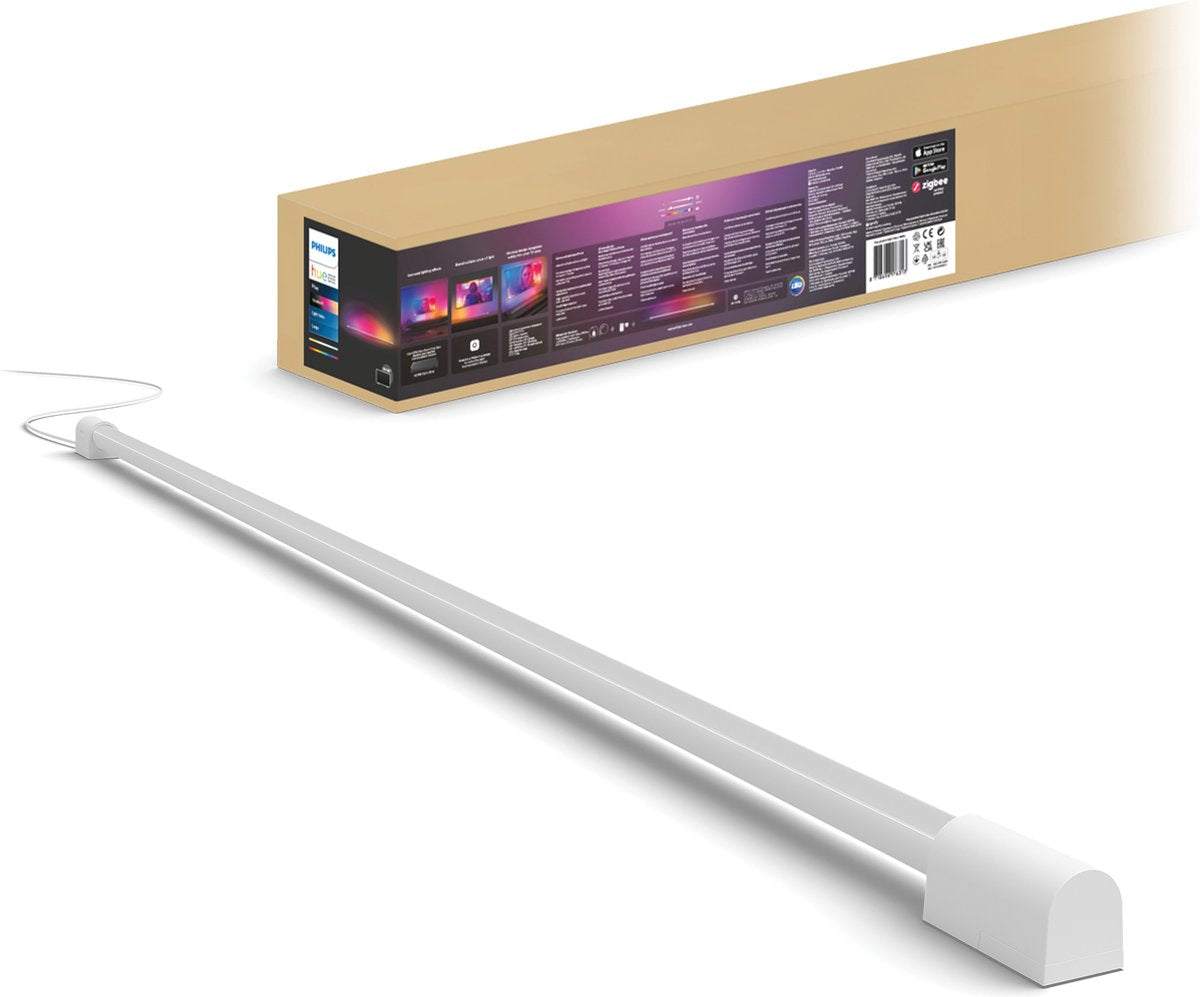 Philips hue play gradient light tube - wit en gekleurd licht - 125cm - wit