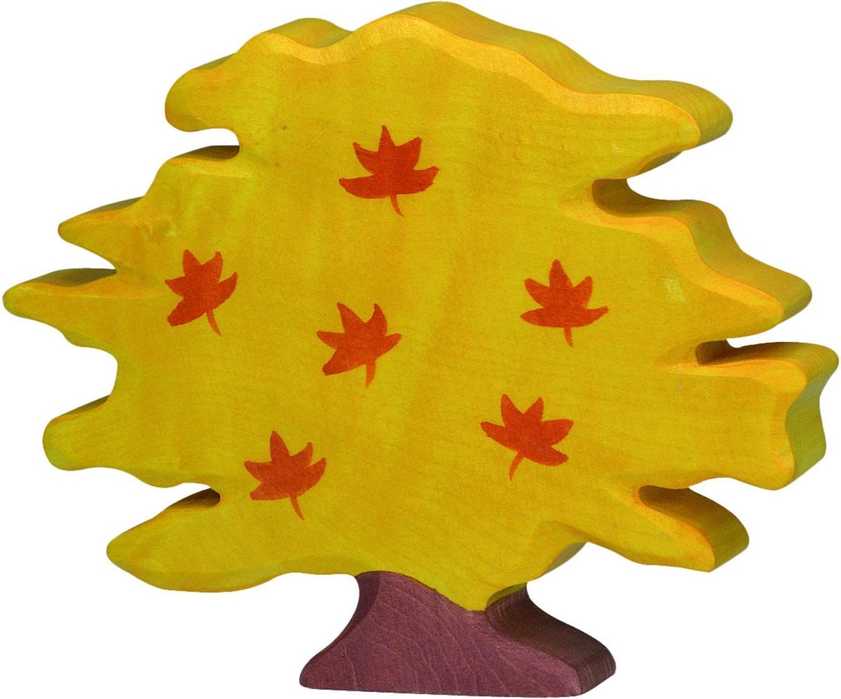 Holztiger Wald - Ahorn - 17x2x14cm - Holzfigur - handgefertigt