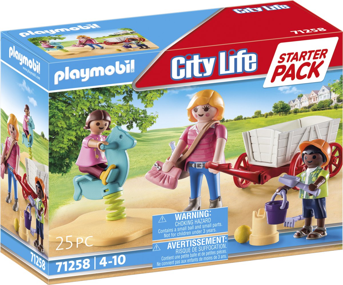 Playmobil Starterpaket 71258 Pädagogischer Bollerwagen | 2 Stk
