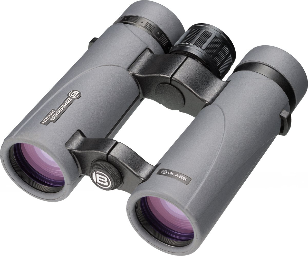 Pirsch ED 10x34 Fernglas mit Phasenvergütung grau