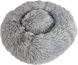 Sazzz Hundebett flauschig hellgrau
