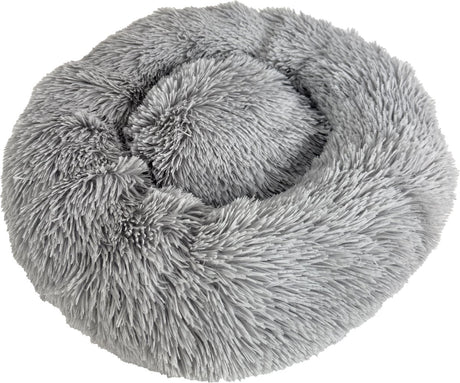 Sazzz Hundebett flauschig hellgrau