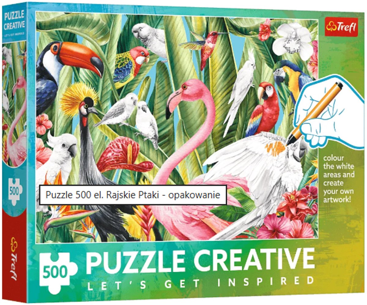 Trefl Paradiesvogel-Puzzle – 500 Teile – ab 10 Jahren