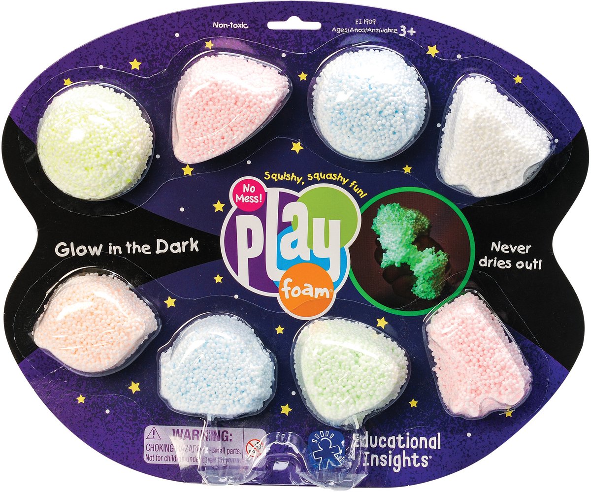 Lernressourcen Playfoam® leuchtet im Dunkeln (8er-Pack) – 3+