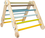 Small Foot - Holzklettergerüst 2in1 Dreieck und Abenteuerwandregal