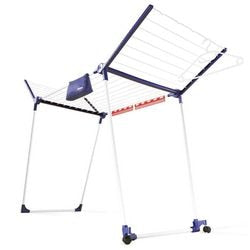 Leifheit Wäscheständer Pegasus 200 Solid Deluxe fahrbar – mit Rollen – 20 m Trockenlänge