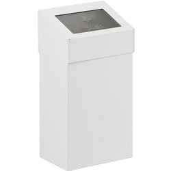 Dutchdesign prullenbak 31021826 gepoedercoat aluminium wit