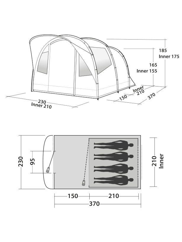 Easy Camp EDENDALE 400 Tent