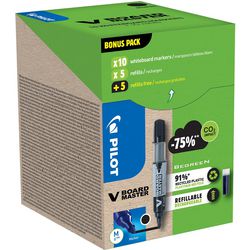 Pilot whiteboard-marker greenpack zwart 2,3 mm